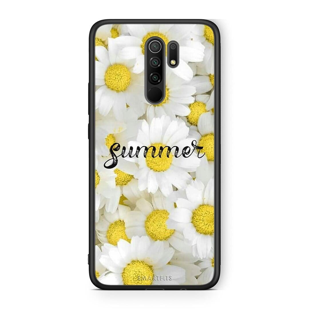 Xiaomi Redmi 9 / 9 Prime Summer Daisies Θήκη από τη Smartfits με σχέδιο στο πίσω μέρος και μαύρο περίβλημα | Smartphone case with colorful back and black bezels by Smartfits