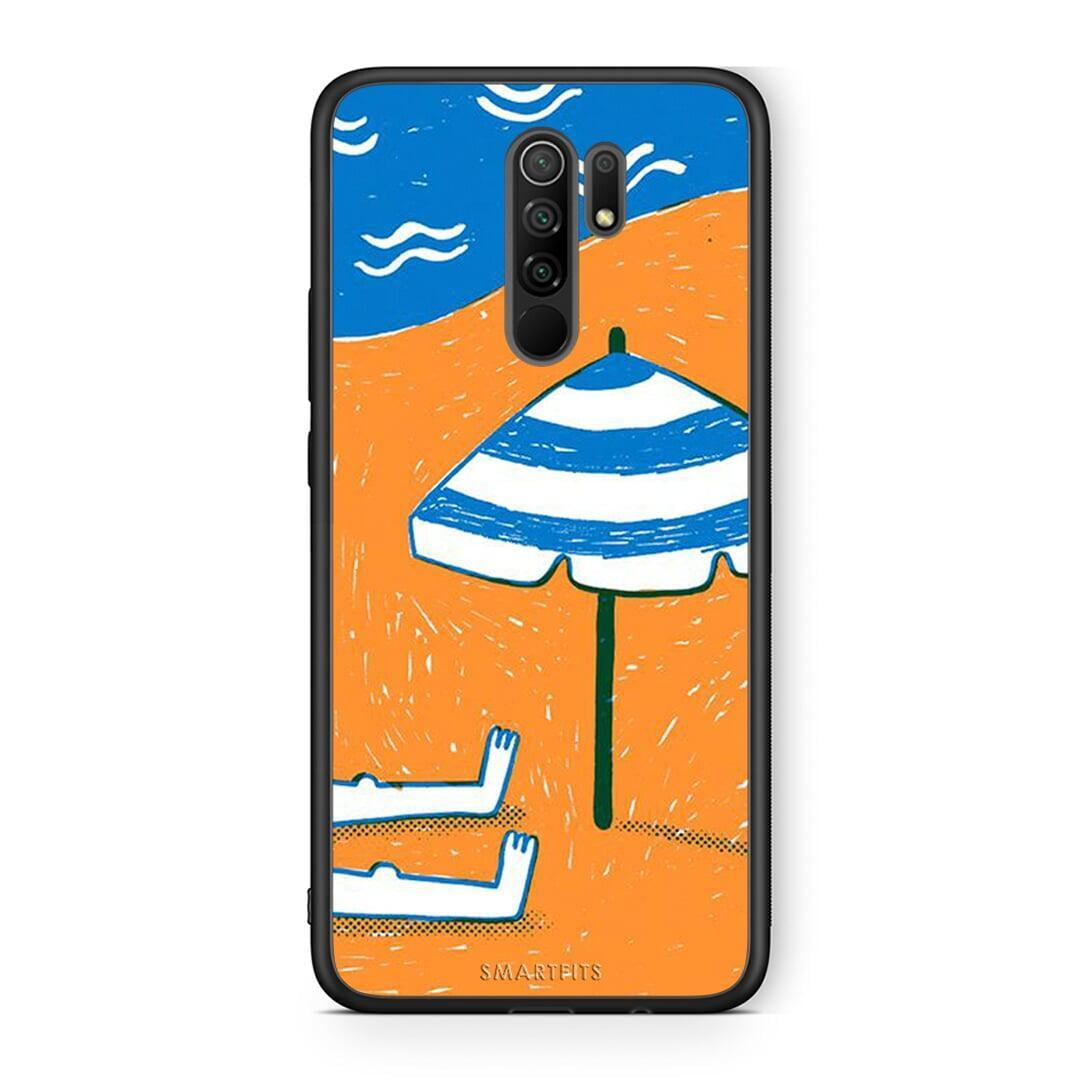 Xiaomi Redmi 9 / 9 Prime Summering Θήκη από τη Smartfits με σχέδιο στο πίσω μέρος και μαύρο περίβλημα | Smartphone case with colorful back and black bezels by Smartfits