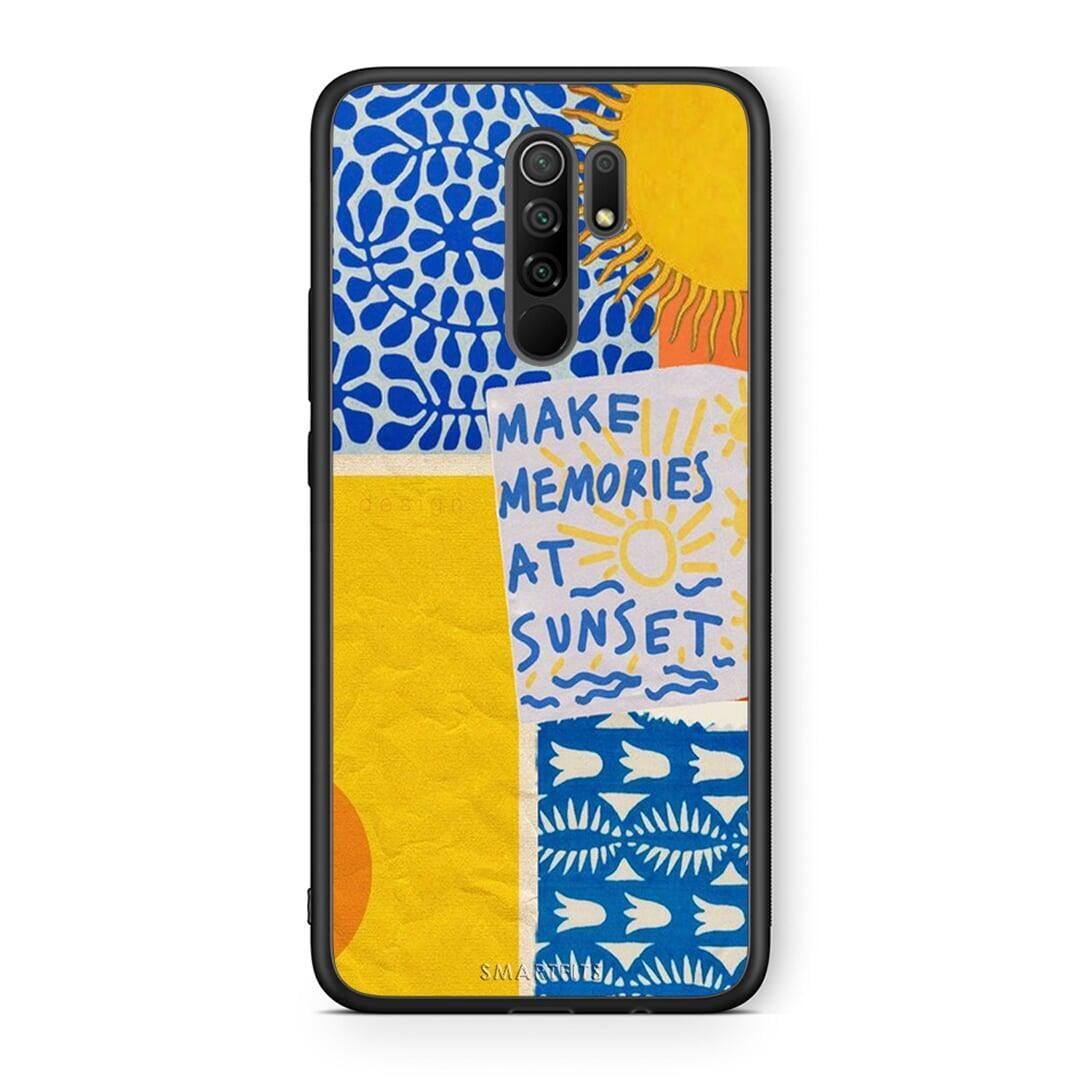 Xiaomi Redmi 9 / 9 Prime Sunset Memories Θήκη από τη Smartfits με σχέδιο στο πίσω μέρος και μαύρο περίβλημα | Smartphone case with colorful back and black bezels by Smartfits