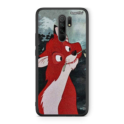 Xiaomi Redmi 9/9 Prime Tod And Vixey Love 1 θήκη από τη Smartfits με σχέδιο στο πίσω μέρος και μαύρο περίβλημα | Smartphone case with colorful back and black bezels by Smartfits