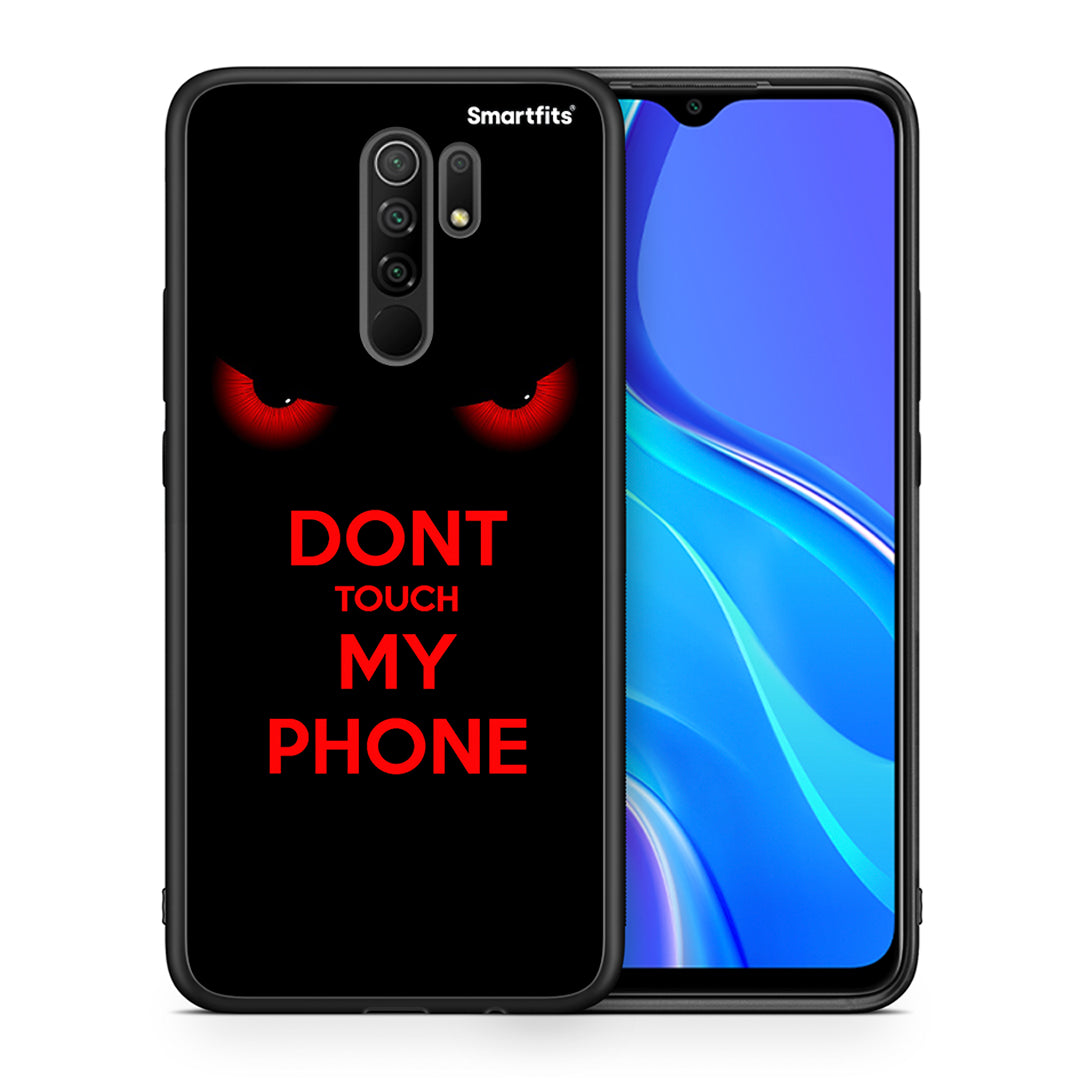 Θήκη Xiaomi Redmi 9 / 9 Prime Touch My Phone από τη Smartfits με σχέδιο στο πίσω μέρος και μαύρο περίβλημα | Xiaomi Redmi 9 / 9 Prime Touch My Phone case with colorful back and black bezels