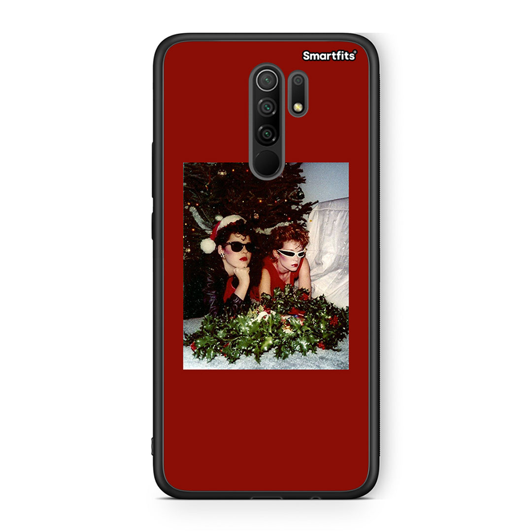 Xiaomi Redmi 9/9 Prime Waiting For Xmas θήκη από τη Smartfits με σχέδιο στο πίσω μέρος και μαύρο περίβλημα | Smartphone case with colorful back and black bezels by Smartfits