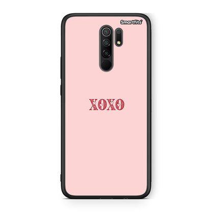 Xiaomi Redmi 9/9 Prime XOXO Love θήκη από τη Smartfits με σχέδιο στο πίσω μέρος και μαύρο περίβλημα | Smartphone case with colorful back and black bezels by Smartfits
