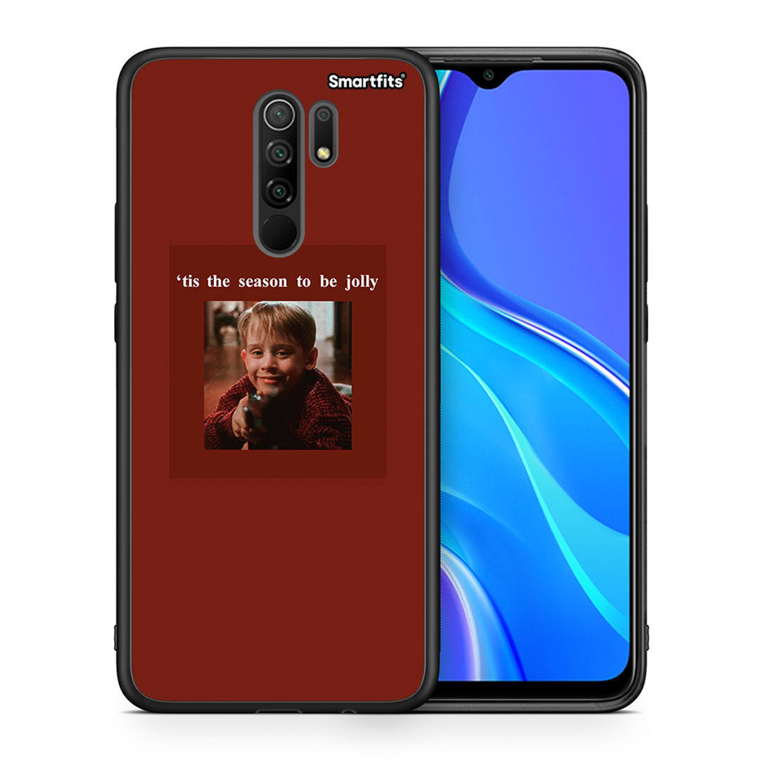 Θήκη Xiaomi Redmi 9/9 Prime Xmas Ultimate Spirit από τη Smartfits με σχέδιο στο πίσω μέρος και μαύρο περίβλημα | Xiaomi Redmi 9/9 Prime Xmas Ultimate Spirit case with colorful back and black bezels
