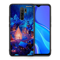 Thumbnail for Θήκη Xiaomi Redmi 9/9 Prime Xmas Village από τη Smartfits με σχέδιο στο πίσω μέρος και μαύρο περίβλημα | Xiaomi Redmi 9/9 Prime Xmas Village case with colorful back and black bezels