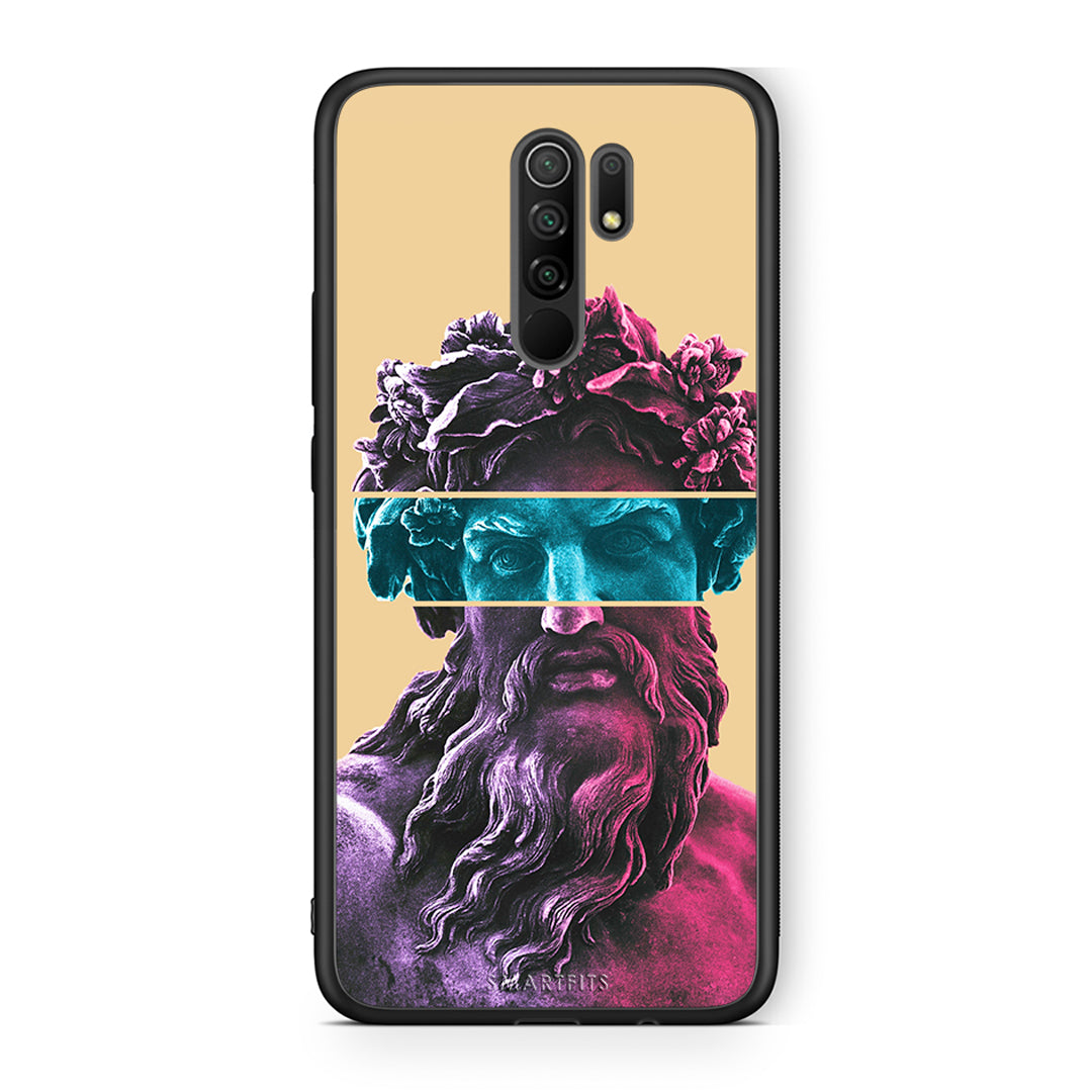 Xiaomi Redmi 9 / 9 Prime Zeus Art Θήκη Αγίου Βαλεντίνου από τη Smartfits με σχέδιο στο πίσω μέρος και μαύρο περίβλημα | Smartphone case with colorful back and black bezels by Smartfits