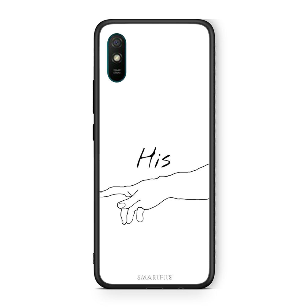 Xiaomi Redmi 9A Aeshetic Love 2 Θήκη Αγίου Βαλεντίνου από τη Smartfits με σχέδιο στο πίσω μέρος και μαύρο περίβλημα | Smartphone case with colorful back and black bezels by Smartfits