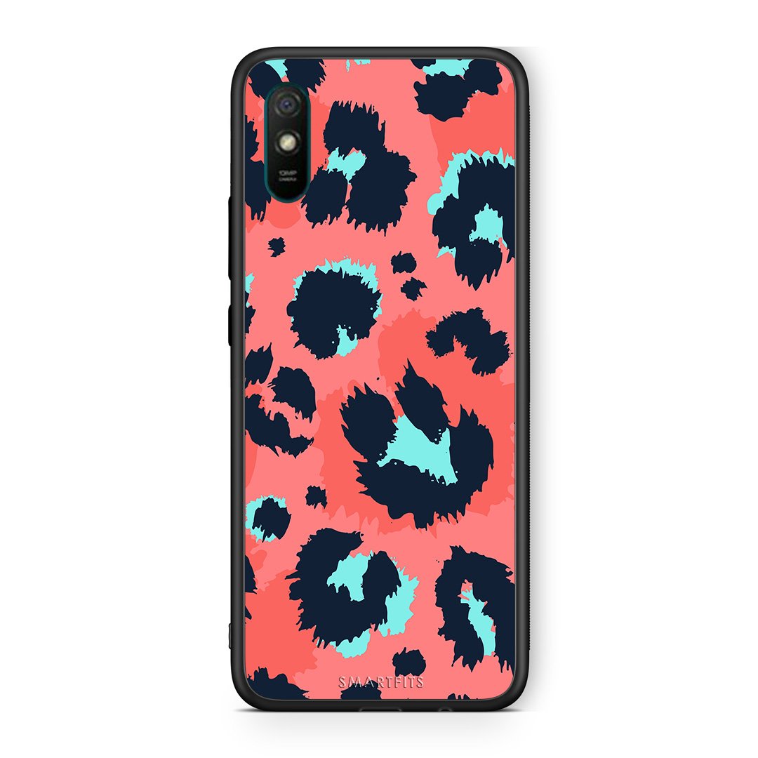 22 - Xiaomi Redmi 9A  Pink Leopard Animal case, cover, bumper