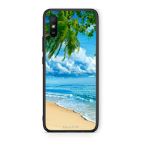 Thumbnail for Xiaomi Redmi 9A Beautiful Beach θήκη από τη Smartfits με σχέδιο στο πίσω μέρος και μαύρο περίβλημα | Smartphone case with colorful back and black bezels by Smartfits