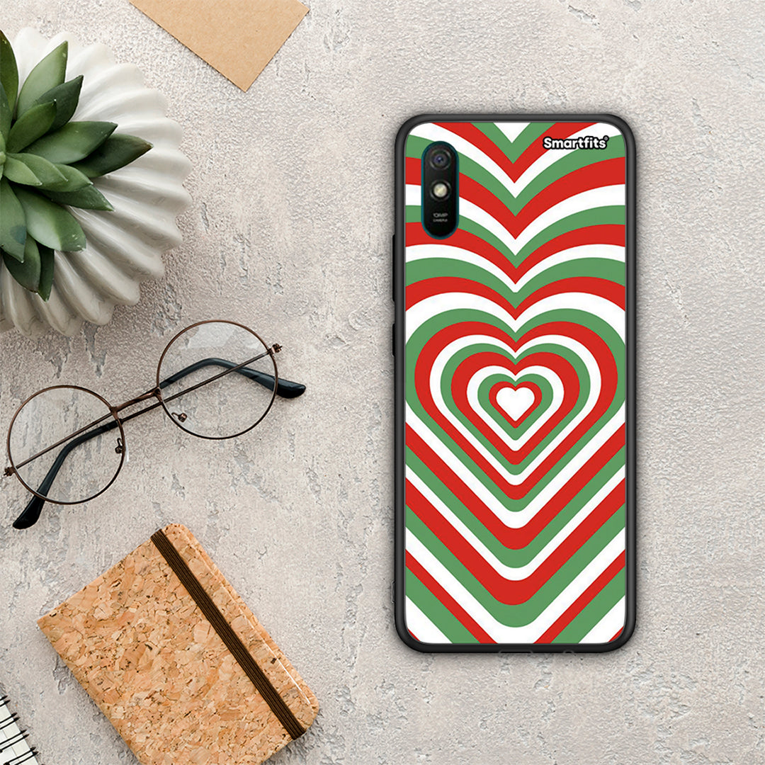 Christmas Hearts - Xiaomi Redmi 9A / 9AT θήκη