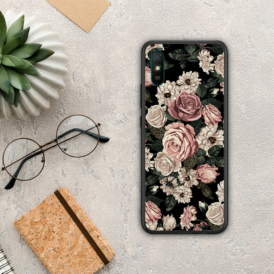 Flower Wild Roses - Xiaomi Redmi 9A / 9AT θήκη