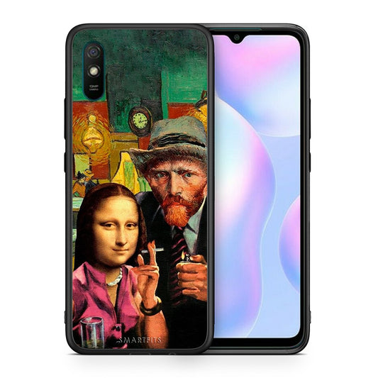 Θήκη Xiaomi Redmi 9A Funny Art από τη Smartfits με σχέδιο στο πίσω μέρος και μαύρο περίβλημα | Xiaomi Redmi 9A Funny Art case with colorful back and black bezels