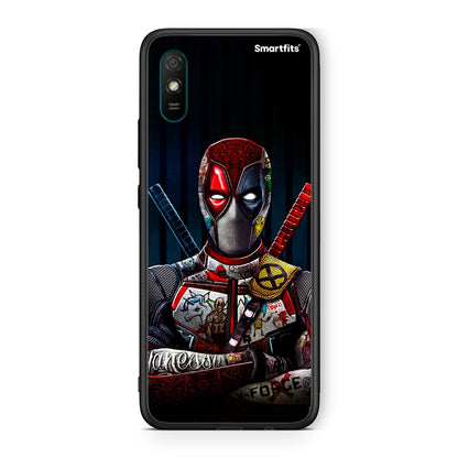 Xiaomi Redmi 9A Funny Guy θήκη από τη Smartfits με σχέδιο στο πίσω μέρος και μαύρο περίβλημα | Smartphone case with colorful back and black bezels by Smartfits