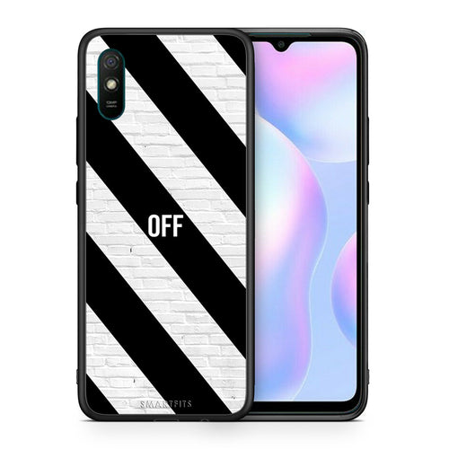 Θήκη Xiaomi Redmi 9A Get Off από τη Smartfits με σχέδιο στο πίσω μέρος και μαύρο περίβλημα | Xiaomi Redmi 9A Get Off case with colorful back and black bezels