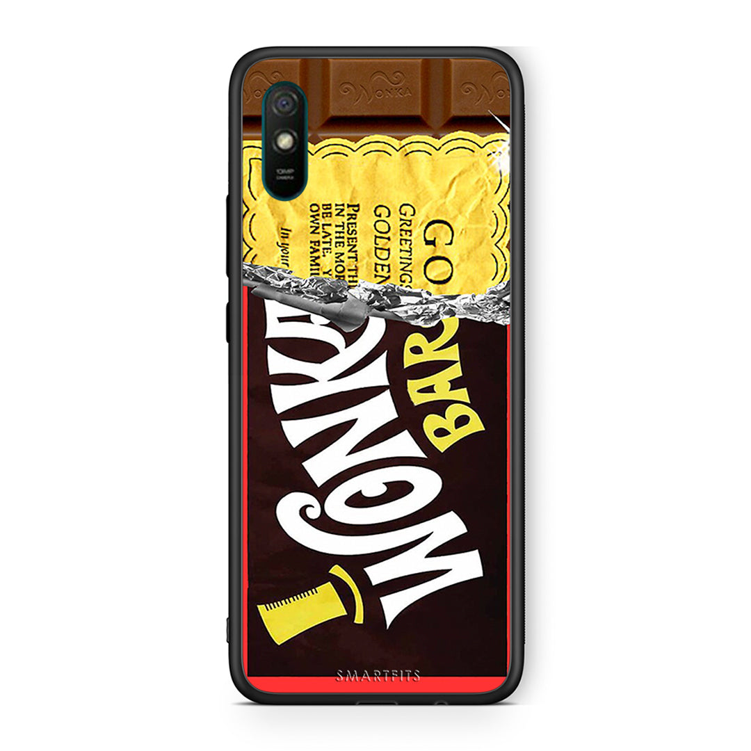 Xiaomi Redmi 9A Golden Ticket θήκη από τη Smartfits με σχέδιο στο πίσω μέρος και μαύρο περίβλημα | Smartphone case with colorful back and black bezels by Smartfits