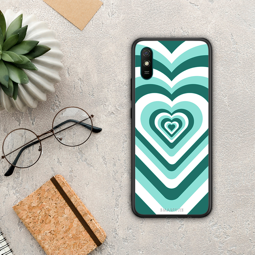 Green Hearts - Xiaomi Redmi 9A / 9AT θήκη