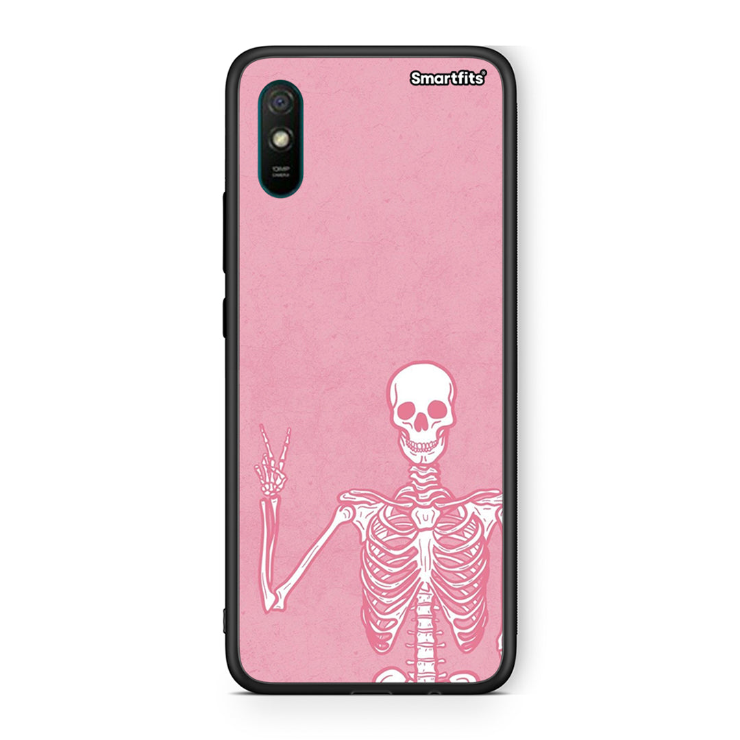 Xiaomi Redmi 9A Halloween Motivation Θήκη από τη Smartfits με σχέδιο στο πίσω μέρος και μαύρο περίβλημα | Smartphone case with colorful back and black bezels by Smartfits