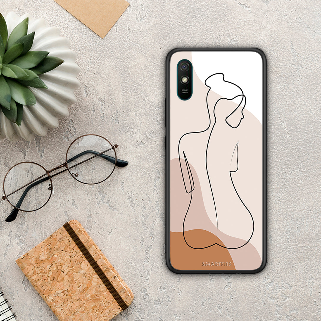 LineArt Woman - Xiaomi Redmi 9A / 9AT θήκη