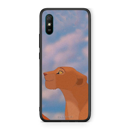 Xiaomi Redmi 9A Lion Love 2 Θήκη Αγίου Βαλεντίνου από τη Smartfits με σχέδιο στο πίσω μέρος και μαύρο περίβλημα | Smartphone case with colorful back and black bezels by Smartfits