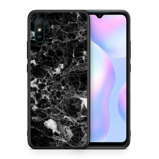 Θήκη Xiaomi Redmi 9A Male Marble από τη Smartfits με σχέδιο στο πίσω μέρος και μαύρο περίβλημα | Xiaomi Redmi 9A Male Marble case with colorful back and black bezels