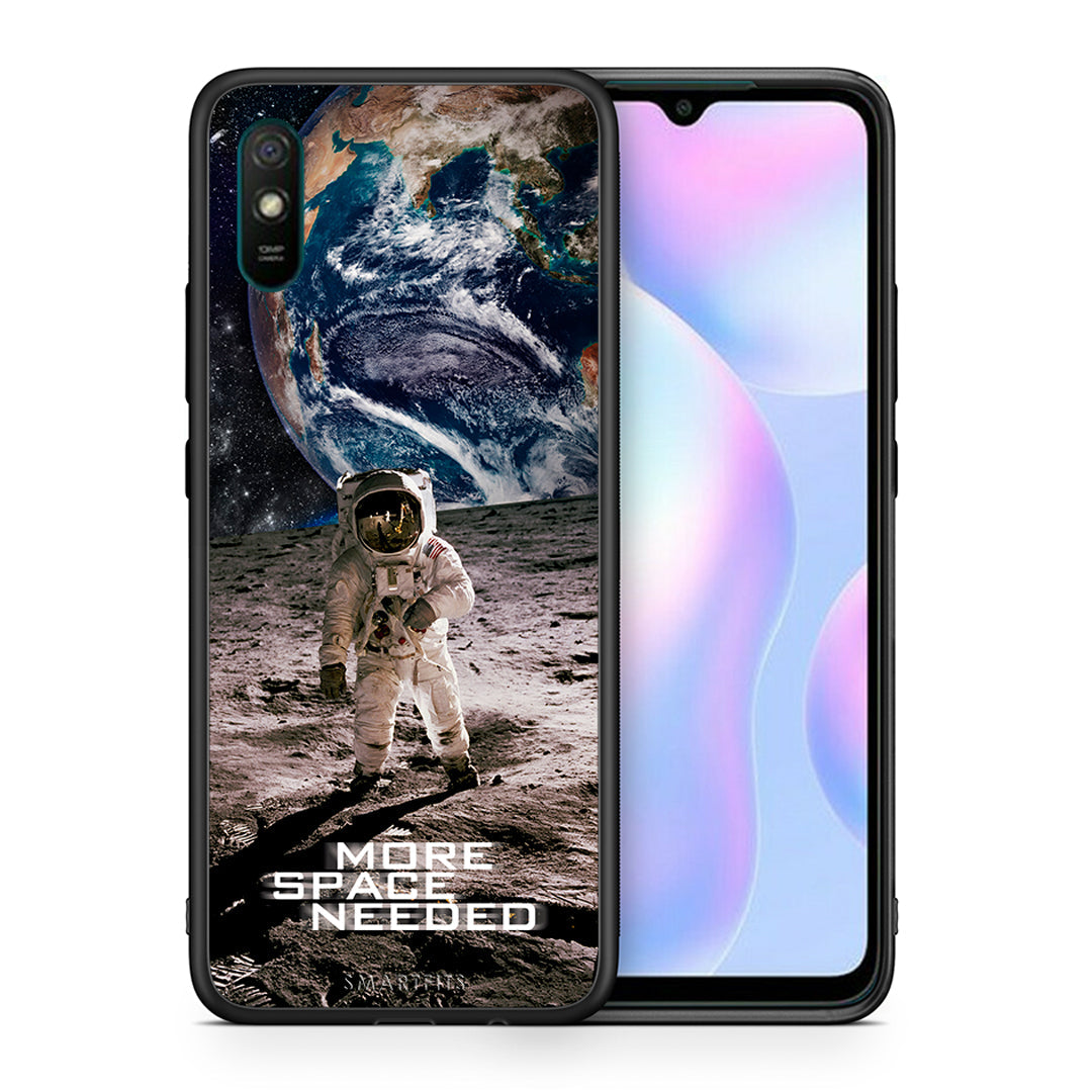 Θήκη Xiaomi Redmi 9A More Space από τη Smartfits με σχέδιο στο πίσω μέρος και μαύρο περίβλημα | Xiaomi Redmi 9A More Space case with colorful back and black bezels
