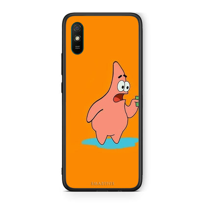 Xiaomi Redmi 9A No Money 1 Θήκη Αγίου Βαλεντίνου από τη Smartfits με σχέδιο στο πίσω μέρος και μαύρο περίβλημα | Smartphone case with colorful back and black bezels by Smartfits