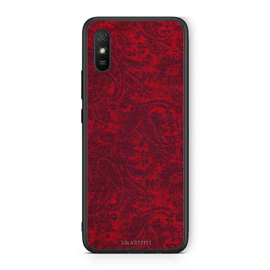 Xiaomi Redmi 9A Paisley Cashmere θήκη από τη Smartfits με σχέδιο στο πίσω μέρος και μαύρο περίβλημα | Smartphone case with colorful back and black bezels by Smartfits