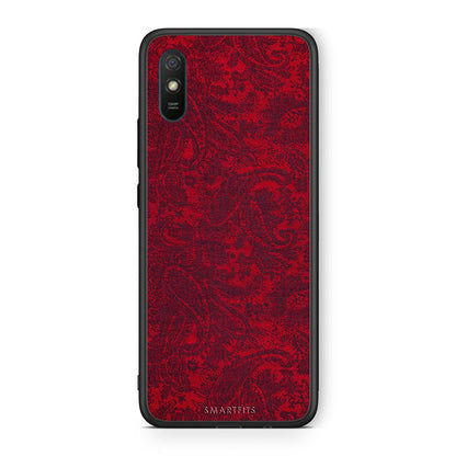 Xiaomi Redmi 9A Paisley Cashmere θήκη από τη Smartfits με σχέδιο στο πίσω μέρος και μαύρο περίβλημα | Smartphone case with colorful back and black bezels by Smartfits