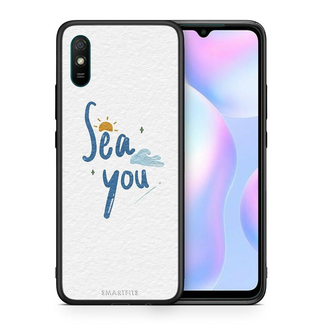 Θήκη Xiaomi Redmi 9A Sea You από τη Smartfits με σχέδιο στο πίσω μέρος και μαύρο περίβλημα | Xiaomi Redmi 9A Sea You case with colorful back and black bezels