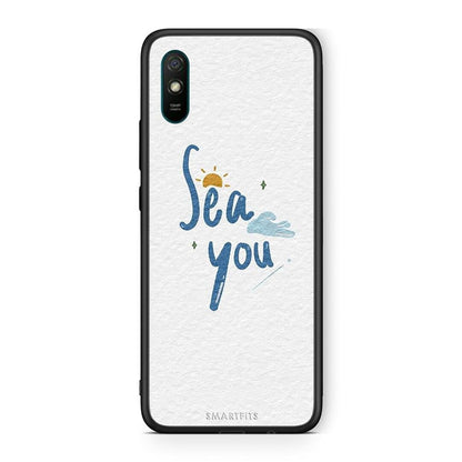 Xiaomi Redmi 9A Sea You Θήκη από τη Smartfits με σχέδιο στο πίσω μέρος και μαύρο περίβλημα | Smartphone case with colorful back and black bezels by Smartfits