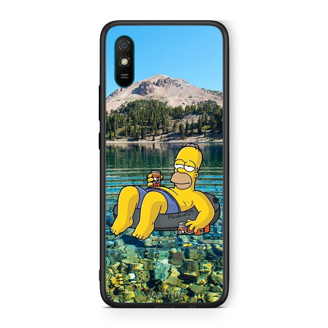 Xiaomi Redmi 9A Summer Happiness Θήκη από τη Smartfits με σχέδιο στο πίσω μέρος και μαύρο περίβλημα | Smartphone case with colorful back and black bezels by Smartfits