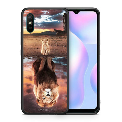 Θήκη Αγίου Βαλεντίνου Xiaomi Redmi 9A Sunset Dreams από τη Smartfits με σχέδιο στο πίσω μέρος και μαύρο περίβλημα | Xiaomi Redmi 9A Sunset Dreams case with colorful back and black bezels
