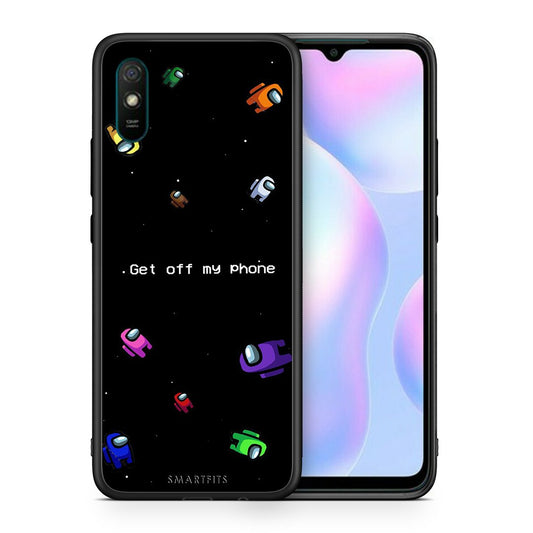 Θήκη Xiaomi Redmi 9A AFK Text από τη Smartfits με σχέδιο στο πίσω μέρος και μαύρο περίβλημα | Xiaomi Redmi 9A AFK Text case with colorful back and black bezels