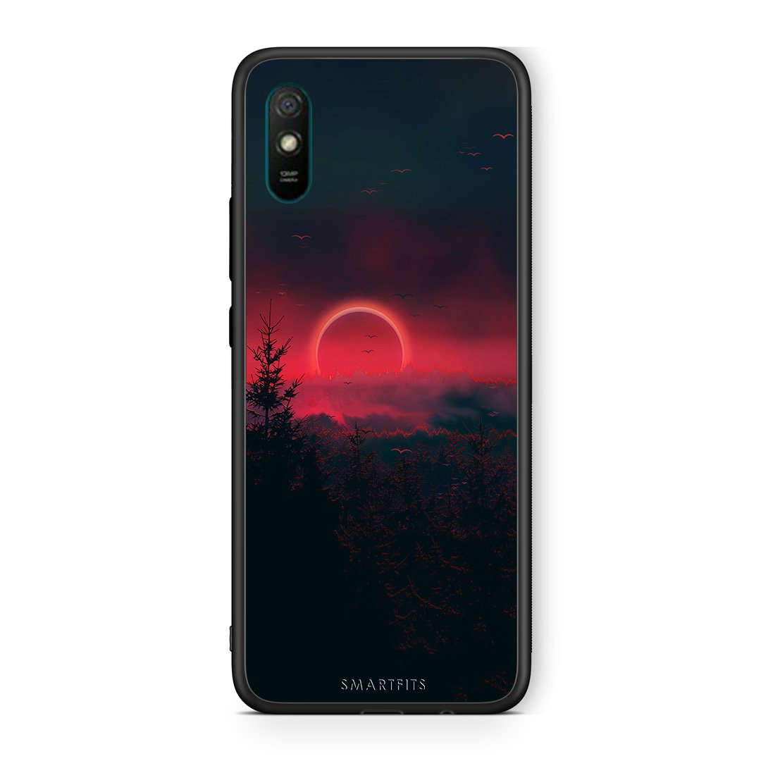 4 - Xiaomi Redmi 9A Sunset Tropic case, cover, bumper