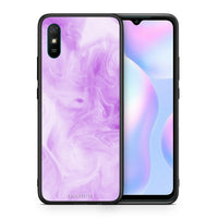 Thumbnail for Θήκη Xiaomi Redmi 9A Lavender Watercolor από τη Smartfits με σχέδιο στο πίσω μέρος και μαύρο περίβλημα | Xiaomi Redmi 9A Lavender Watercolor case with colorful back and black bezels
