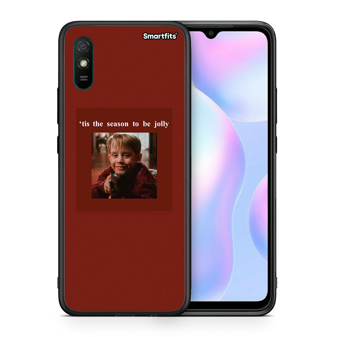 Θήκη Xiaomi Redmi 9A Xmas Ultimate Spirit από τη Smartfits με σχέδιο στο πίσω μέρος και μαύρο περίβλημα | Xiaomi Redmi 9A Xmas Ultimate Spirit case with colorful back and black bezels