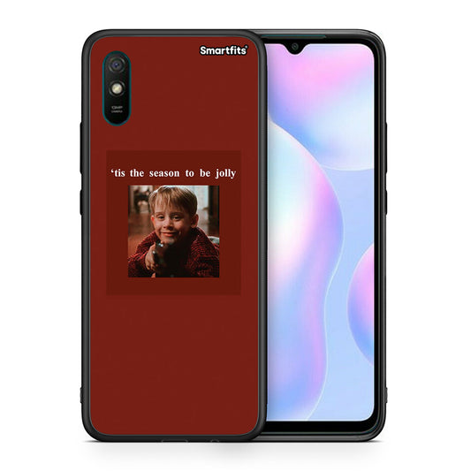 Θήκη Xiaomi Redmi 9A Xmas Ultimate Spirit από τη Smartfits με σχέδιο στο πίσω μέρος και μαύρο περίβλημα | Xiaomi Redmi 9A Xmas Ultimate Spirit case with colorful back and black bezels