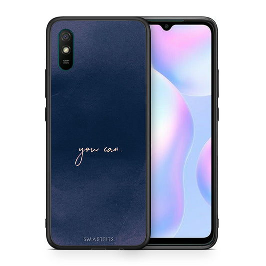 Θήκη Xiaomi Redmi 9A You Can από τη Smartfits με σχέδιο στο πίσω μέρος και μαύρο περίβλημα | Xiaomi Redmi 9A You Can case with colorful back and black bezels