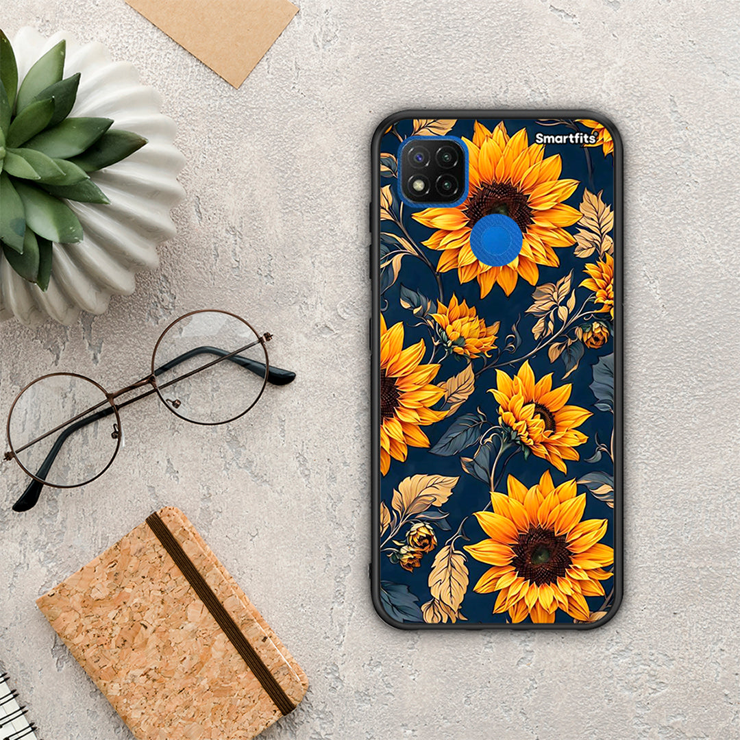 Autumn Sunflowers - Xiaomi Redmi 9C θήκη