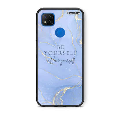 Θήκη Xiaomi Redmi 9C Be Yourself από τη Smartfits με σχέδιο στο πίσω μέρος και μαύρο περίβλημα | Xiaomi Redmi 9C Be Yourself case with colorful back and black bezels