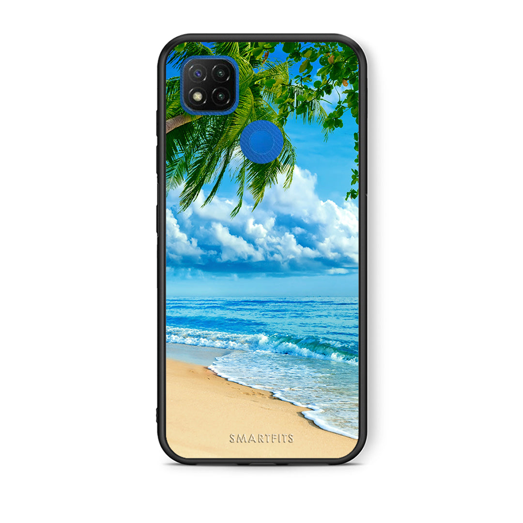 Θήκη Xiaomi Redmi 9C Beautiful Beach από τη Smartfits με σχέδιο στο πίσω μέρος και μαύρο περίβλημα | Xiaomi Redmi 9C Beautiful Beach case with colorful back and black bezels