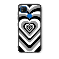 Thumbnail for Θήκη Xiaomi Redmi 9C Black Hearts από τη Smartfits με σχέδιο στο πίσω μέρος και μαύρο περίβλημα | Xiaomi Redmi 9C Black Hearts case with colorful back and black bezels