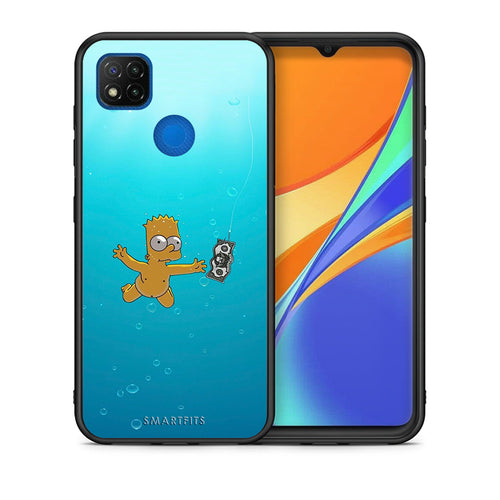 Θήκη Xiaomi Redmi 9C Chasing Money από τη Smartfits με σχέδιο στο πίσω μέρος και μαύρο περίβλημα | Xiaomi Redmi 9C Chasing Money case with colorful back and black bezels