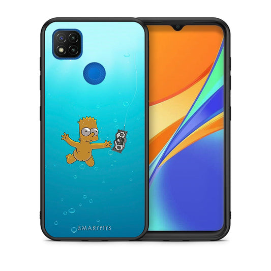Θήκη Xiaomi Redmi 9C Chasing Money από τη Smartfits με σχέδιο στο πίσω μέρος και μαύρο περίβλημα | Xiaomi Redmi 9C Chasing Money case with colorful back and black bezels