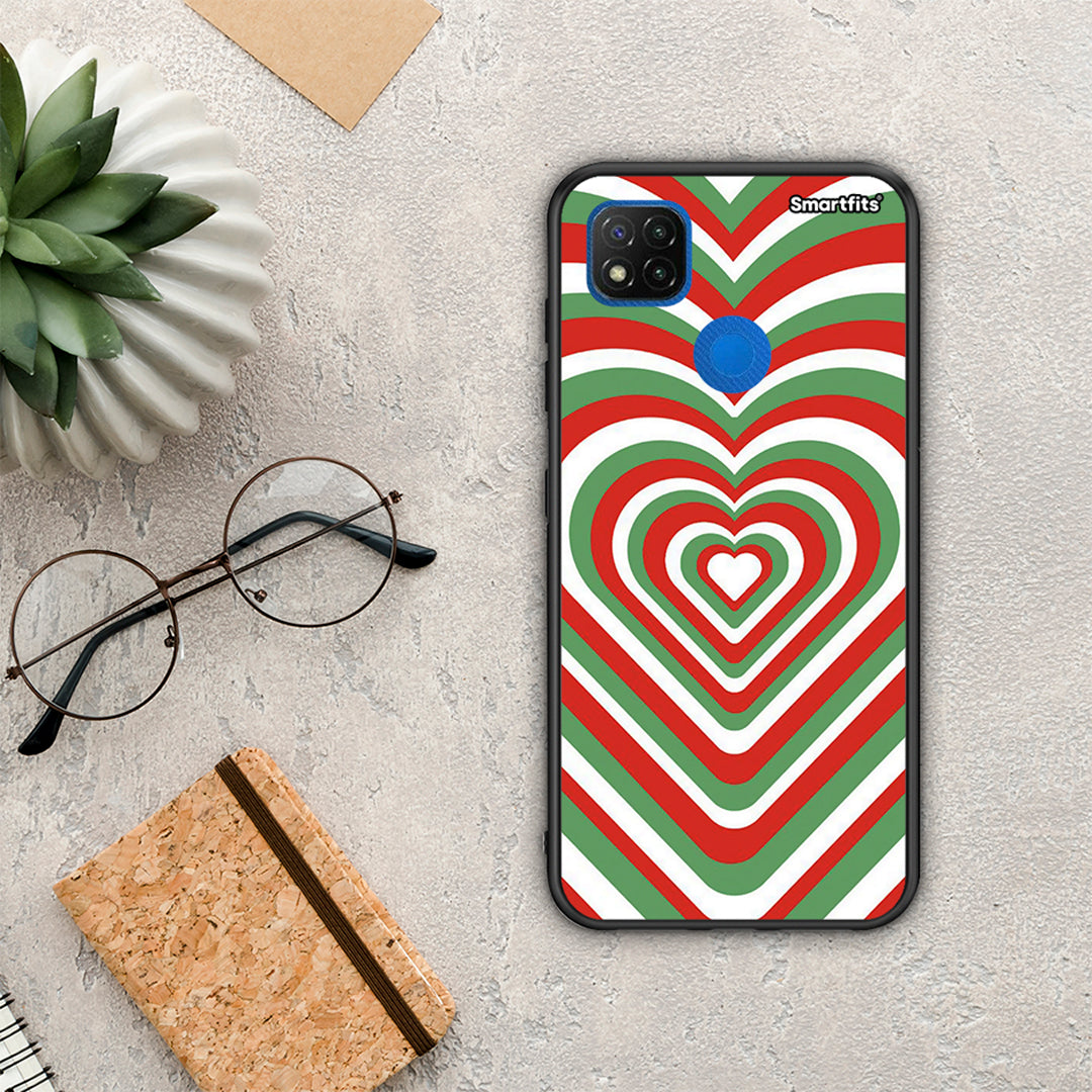 Christmas Hearts - Xiaomi Redmi 9C θήκη