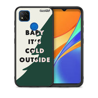 Thumbnail for Θήκη Xiaomi Redmi 9C Cold Outside από τη Smartfits με σχέδιο στο πίσω μέρος και μαύρο περίβλημα | Xiaomi Redmi 9C Cold Outside case with colorful back and black bezels