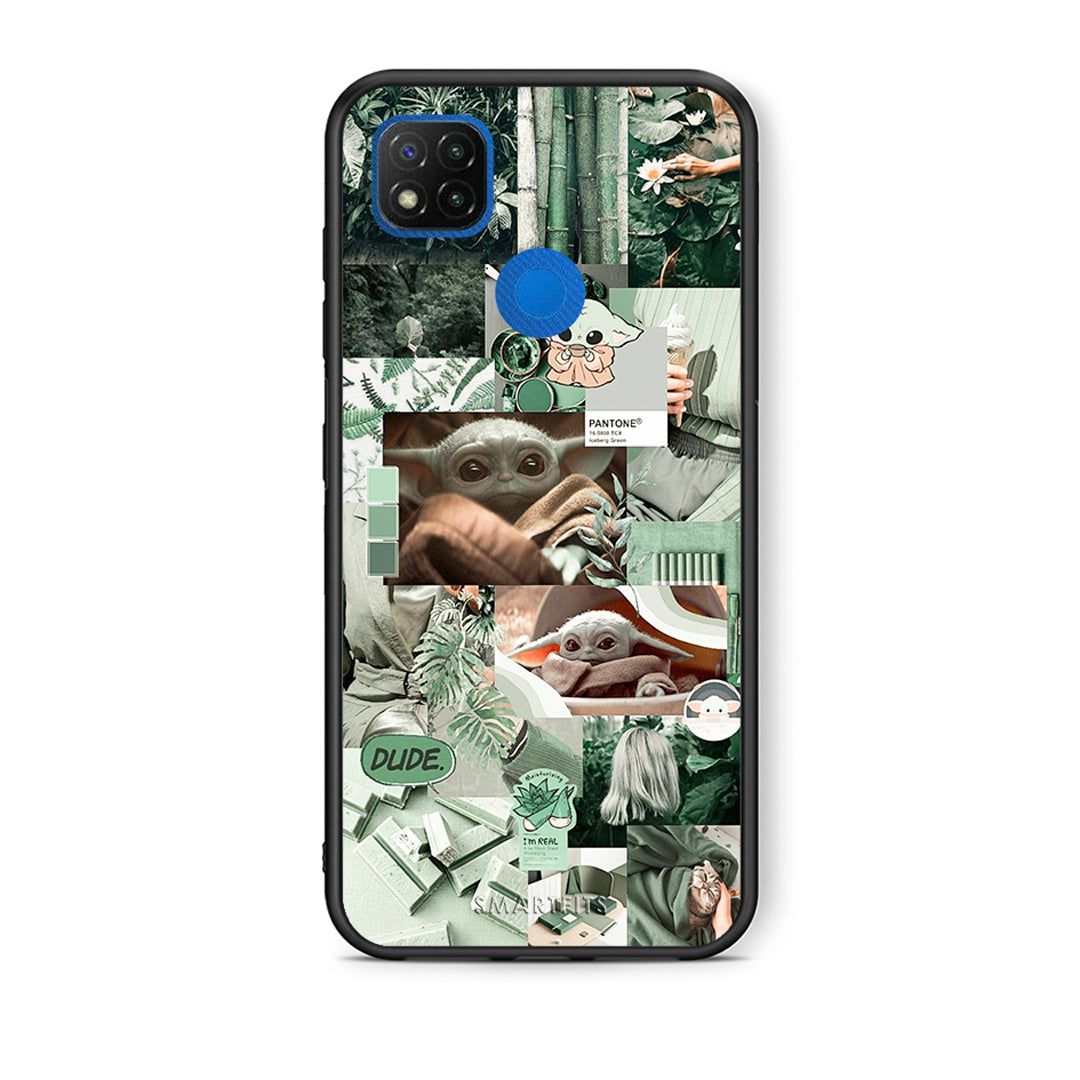 Θήκη Αγίου Βαλεντίνου Xiaomi Redmi 9C Collage Dude από τη Smartfits με σχέδιο στο πίσω μέρος και μαύρο περίβλημα | Xiaomi Redmi 9C Collage Dude case with colorful back and black bezels