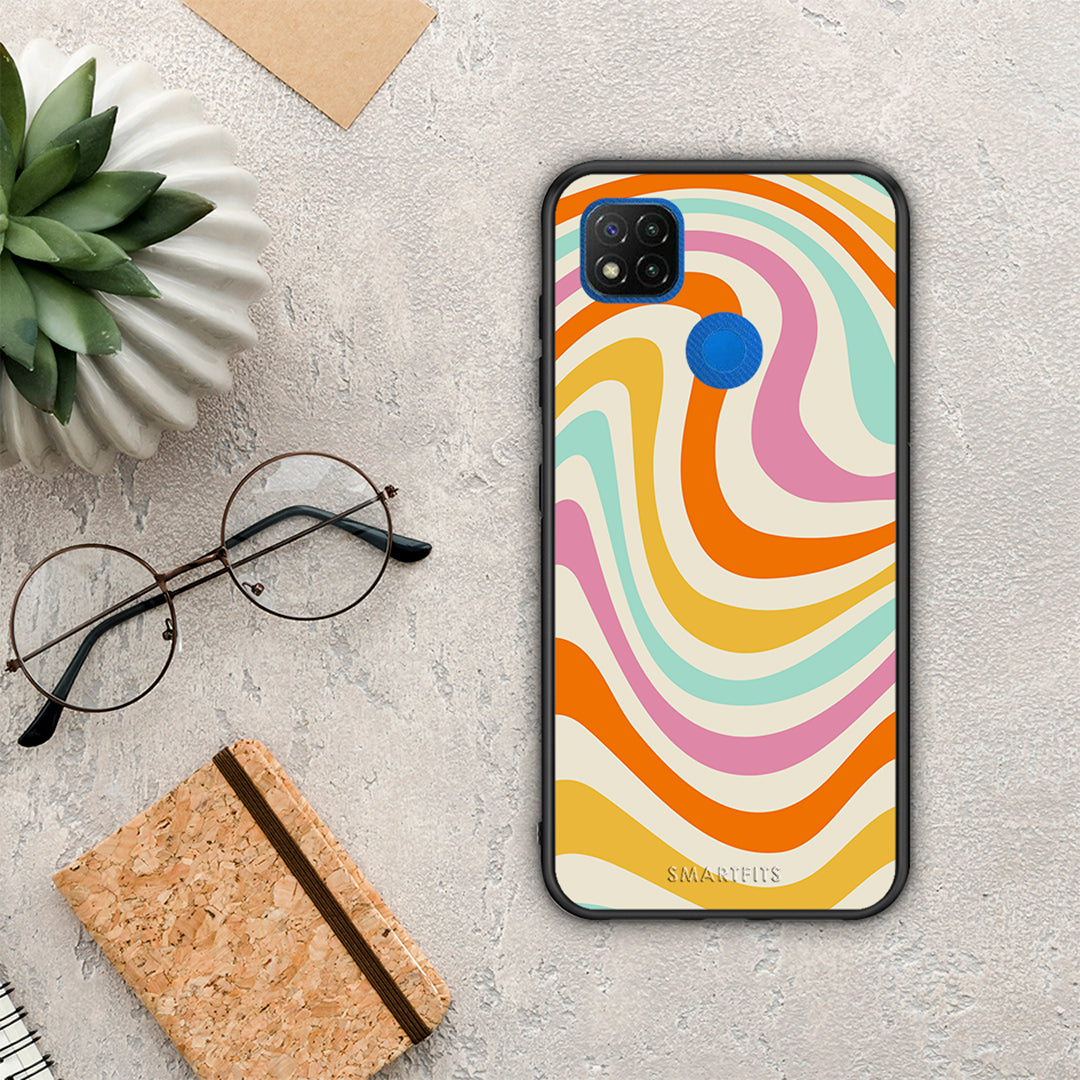 Colourful Waves - Xiaomi Redmi 9C θήκη