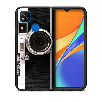 Θήκη Xiaomi Redmi 9C Emily In Paris από τη Smartfits με σχέδιο στο πίσω μέρος και μαύρο περίβλημα | Xiaomi Redmi 9C Emily In Paris case with colorful back and black bezels