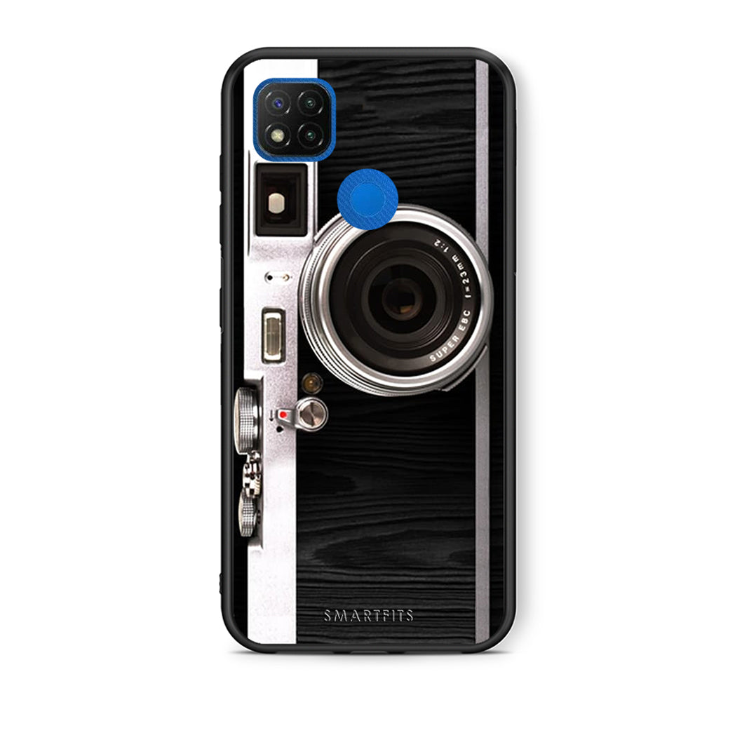 Θήκη Xiaomi Redmi 9C Emily In Paris από τη Smartfits με σχέδιο στο πίσω μέρος και μαύρο περίβλημα | Xiaomi Redmi 9C Emily In Paris case with colorful back and black bezels